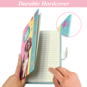 Con Chó Bìa Cứng Tạp Chí W/Bút & Khóa 192 Lót 5.3 "X 7.5" Trẻ Em Món Quà Sinh Nhật Cho Bé Trai Cô Gái - Product Image 3