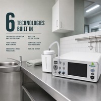 Station de travail d'endoscopie vétérinaire, système d'endoscopie animale, caméra en acier inoxydable, source de lumière, moniteur, garantie 1 an pour animaux de compagnie