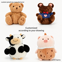 Boneka Plush Kustom Baru Mainan Lembut Anak Seri Monster Bulu Halus Grosir OEM/ODM Bantal Boneka Kecil Plush