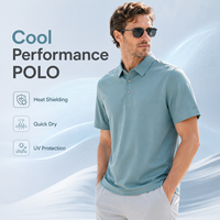 Polo de tennis JNEI pour homme, déflecteur de chaleur, 150g, protection contre les radiations, polyester fonctionnel, performance, vente en gros