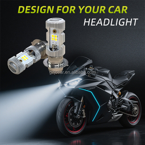 หลอดไฟหน้ารถมอเตอร์ไซค์ LED ยี่ห้อ JIACHI รุ่น T19/1Leg H4 BA20D P15D หลอดไฟเสริมสำหรับมอเตอร์ไซค์ 4smd 3030 อุปกรณ์เสริมสำหรับรถออฟโรด - Product Image 3