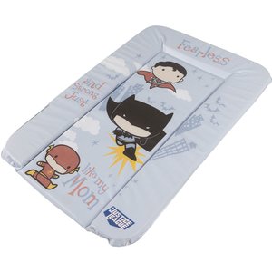 Tappetino morbido per il cambio pannolini Justice League Batman, Flash, Superman cm 73x48,5x3 - Product Image 3