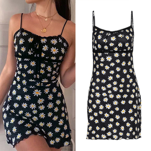 Las mujeres ropa de moda de las mujeres de la moda vestido Casual vestido Daisy impresión vestido de las mujeres - Product Image 3