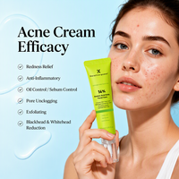 Gel anti-acné réparateur rapide et efficace pour cicatrices d'acné, élimination des taches, réduction des pores, 14% d'acide azélaïque, crème pour le visage contre l'acné