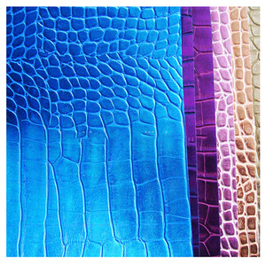Cuero sintético con relieve de cocodrilo, para bolsos, Material de PU - Product Image 4