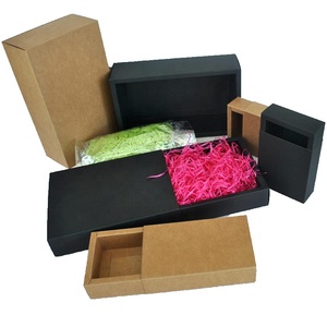 Boîte à <span class=keywords><strong>tiroir</strong></span> en papier Kraft écologique, 10 pièces, emballage <span class=keywords><strong>coulissant</strong></span> pour cadeaux cosmétiques vêtements, bijoux, boîte coulissante en carton (PP01) - Product Image 5