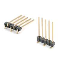 Nouvelle Conception – Connecteur Plat à Angle Droit 90 Degrés, Pas de 2,0 mm, Broches Femelles, Plaqué Laiton 1,27, 250 V