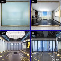 Schaltbares Smart-Glas für Badezimmer und Büro Farbwechselndes Klares und Undurchsichtiges Flaches Elektrisches Privatsphäre-Glas