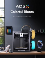Penjualan Langsung Pabrik AD5X Printer 3D Logam Mudah Digunakan, Kecepatan Tinggi, Pencetakan Multi-warna, Perataan Otomatis Penuh, FDM, Tingkat Desktop