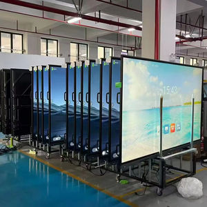 Tableau blanc interactif Android 4K UHD de 55 pouces avec écran tactile 20 points pour l'éducation scolaire, affichage intelligent en verre - Product Image 1