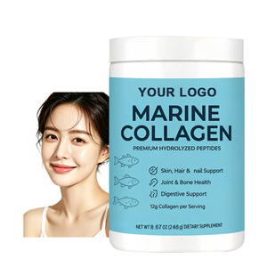 Poudre de collagène marin avec plusieurs nutriments, complément pour les cheveux, la peau, les ongles et les articulations, poudre de collagène marin - Product Image 1