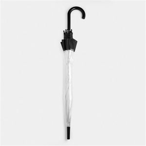 Parapluie Poe de 23 pouces en forme d'Apollo avec poignée et embouts de couleur assortie - Product Image 4