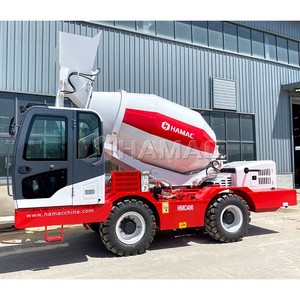 รถผสมคอนกรีต HAMAC 4CBM แบบขับเคลื่อนด้วยตัวเอง เครื่องยนต์ดีเซลแบบตีนตะขาบ รถผสมปูนซีเมนต์ - Product Image 2