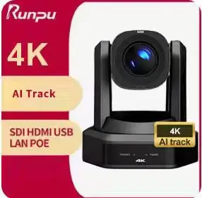 HD66K sıcak yayın paketi = vMix 4K IP POE 30X SDI PTZ akış kamera H Church LAN RJ45 USB + IP PTZ Joystick denetleyicisi kilise için