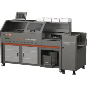 FRONT H300 Book cover automatic paper feeding electric perfect binding machine with book collecting device with discount