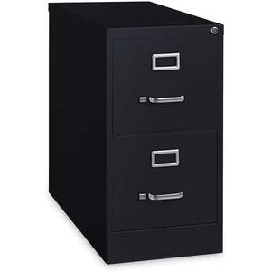 Tiroirs à dossiers verticaux économiques Alera, deux tiroirs, format lettre, 15 x 26,5 x 28,37, en métal noir - Product Image 5