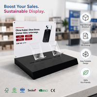 Support d'affichage en PMMA personnalisé, présentoir de poster remplaçable, support d'affichage pour accessoires de téléphone portable, pour magasin de détail