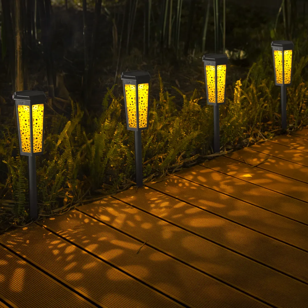 Luce solare a led per esterni decorazione del giardino paesaggio impermeabile led impermeabile luci da prato inserite a terra