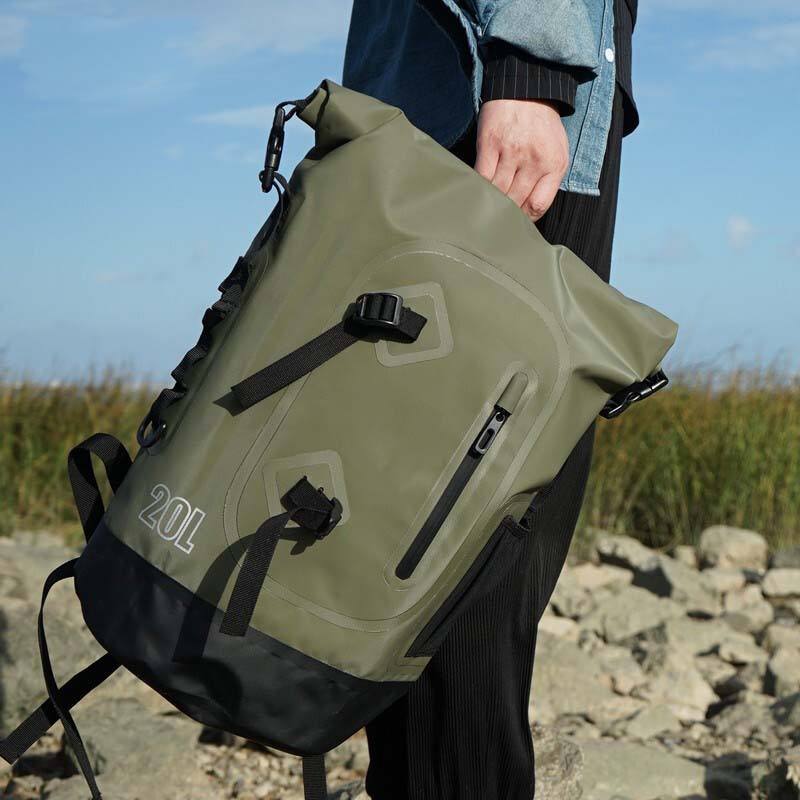 [PBJ20 สีเหลือง] ความจุ 20 ลิตร กันน้ำและกันรอยขีดข่วน