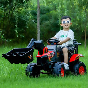 Kinderen Elektrische Rit Op Tractor Engineering Auto Met <span class=keywords><strong>3</strong></span> In 1 Accessoires Elektrische Dump Truck Engineering Speelgoed Auto Batterij Plastic - Product Image 6