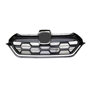 Welta - Rejilla Delantera para Parachoques de Alta Calidad, Directo de Fábrica, Color Negro Brillante, Piezas de Modificación para Automóviles Honda CRV 2017-2020 - Product Image 4