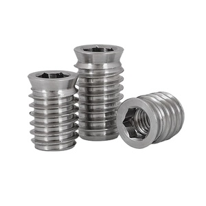 304 thép không gỉ Allen Hexagon Hex Ổ cắm ổ cắm chèn hạt ren cho đồ nội thất gỗ M3 M4 M5 M6 M8 M10 - Product Image 1