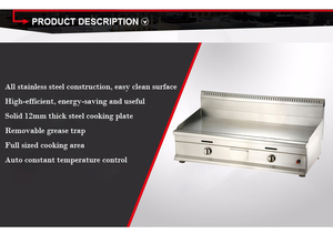 2020 <span class=keywords><strong>Offre</strong></span> Spéciale Europe Marché Conception Équipement De Cuisine Commerciale Plaque Chauffante - Product Image 6