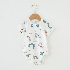 <span class=keywords><strong>Combinaison</strong></span> Triangle en Coton pour Bébé Printemps/Été 2026, Légère et Respirante, Unisexe, pour Nouveau-né, Tenue une Pièce pour Ramper - Product Image 4