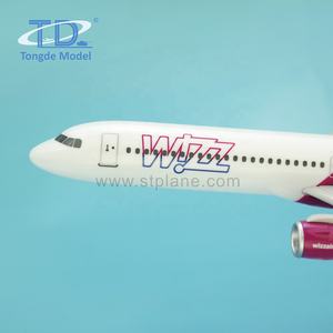 Modelo de Avión Wizz Airbus A321NEO de 22 cm, Escala 1:200, Plástico ABS, Personalizable, Regalo Empresarial, con Diseño de <span class=keywords><strong>Vueling</strong></span> y Función de Simulación - Product Image 3