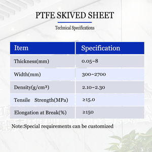 <span class=keywords><strong>Plaque</strong></span> en PTFE blanche sur mesure, feuille découpée, 0,1 mm, feuille résistante à la chaleur, rouleau pour presse à chaud, découpe, certifiée ISO9001, industrielle - Product Image 3