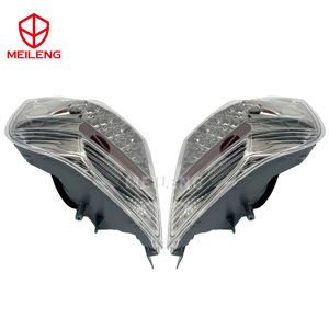 Feux arrière LED pour voiture MEILENG 33501-SAA-GZ1 33551-SAA-GZ1 pour Honda Fit Jazz GD GD1 GD3 2003 - 2008, une paire gauche et droite - Product Image 3