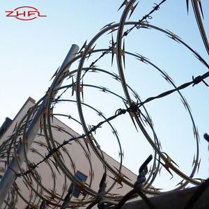 Alambre de Acero Galvanizado BTO-22 en Espiral, Alambre de Púas de Alta Seguridad con Clips - Product Image 4