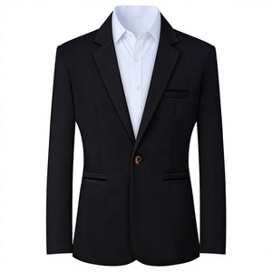 Traje de Hombre Estilo Británico con Cuello en V y Un Solo Botón, Diseño Nuevo, Corte Clásico, Formal para Oficina y Negocios, Venta al Por Mayor de Fábrica - Product Image 2