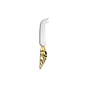 Cheese Knife Stainless Steel Blade Brass Gold Handle Cheese Knives Durable Quality Hand Wash Only For Hotels Party And Kitchen - Product Image 1
