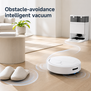 หุ่นยนต์ดูดฝุ่นและถูพื้น ECOVACS DEEBOT T50 PRO Omni, ดีไซน์บางเฉียบ 3.19 นิ้ว, แรงดูด 15000Pa, ระบบป้องกันผมพันกัน ZeroTangle 2.0, ระบบป้องกันขอบฝุ่น TruEdge 2.0 - Product Image 1