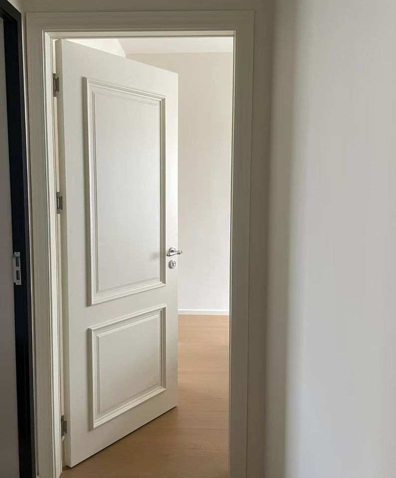 USA Hot Sale White Primed Solid Wood Pine Shaker Door Durable Interior ...