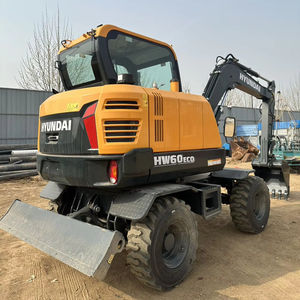 Excavatrice d'occasion Hyundai HW60 à bas prix Mini pelle de 5 tonnes 6 tonnes Hyundai Digger Année de production 2024 de haute qualité - Product Image 4