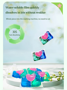 Usine en gros 8X haut concentré écologique <span class=keywords><strong>parfum</strong></span> personnalisé 3 en 1 détergent concentré lessive dosettes - Product Image 6