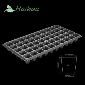 Plateau de semis en <span class=keywords><strong>PVC</strong></span> biodégradable pour serre agricole plateau de pépinière en plastique réutilisable pour les cultures de fleurs de plantes - Product Image 6