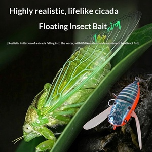 Señuelo duro de superficie con sonido de 6.5g y 9.5g, tipo Walking Swimbait, <span class=keywords><strong>para</strong></span> pesca de lubina, insecto, cicada, pesca. - Product Image 3