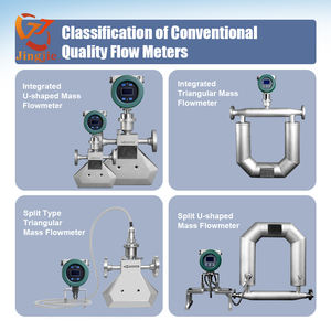 Jingjieコリオリ質量流量計DN6 DN20 DN10 RS485 SS304酸素流量計OEM測定量流量密度オイル - Product Image 3