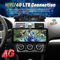 Reproductor de Video para Auto con Pantalla Táctil OLED de 12.3'' y Resolución 1280x720, Android 13, DSP, 2DIN Integrado, para Subaru Forester XV, con Asistencia de Reversa y USB