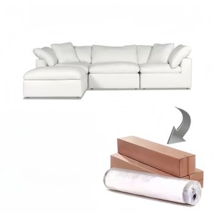 Thiết Kế Mới Đồ Nội Thất Chaise Phòng Chờ <span class=keywords><strong>Sofa</strong></span> Với Ottoman Modular Đám Mây Ghế <span class=keywords><strong>Sofa</strong></span> Cắt - Product Image 2