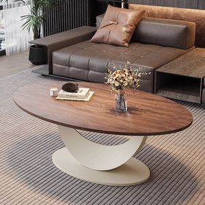 Mesa <span class=keywords><strong>de</strong></span> Centro <span class=keywords><strong>de</strong></span> Madera <span class=keywords><strong>de</strong></span> Lujo a Precio Accesible: Muebles <span class=keywords><strong>de</strong></span> Sala con Acabado en Nogal, Decoración Moderna y Versátil para el Hogar - Product Image 6