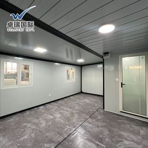 Tùy chỉnh 40ft gấp prefab Tiny House 20ft có thể gập lại <span class=keywords><strong>container</strong></span> Modular nhà thép và vật liệu gỗ cho cửa hàng sử dụng - Product Image 5