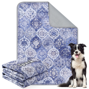 2 PACK Wasbare Hondenuitlaatmatten Zacht en Comfortabel voor Hondentraining Duurzame Kattenluiers Puppy Matrasbeschermers - Product Image 1