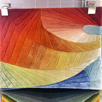 Grand tapis fait main tapis doux antidérapant pour chambre salon personnalisé