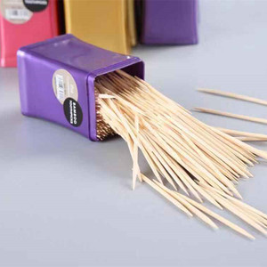 <span class=keywords><strong>Cure</strong></span>-dents en bambou de qualité supérieure, couleur naturelle, prix d'usine, emballage en gros - Product Image 5