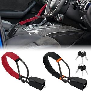 Produit tendance 2026 Accessoires automobiles Dispositif <span class=keywords><strong>antivol</strong></span> Verrouillage de ceinture de sécurité Dispositif de sécurité pour verrouillage automatique Verrouillage de <span class=keywords><strong>volant</strong></span> OEM - Product Image 1