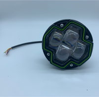 Luz LED para Auto, Motocicleta, Vehículo Todoterreno, Luz Auxiliar de Conducción, Luz Antiniebla, Luz de Trabajo con Luces Altas y Bajas Intermitentes